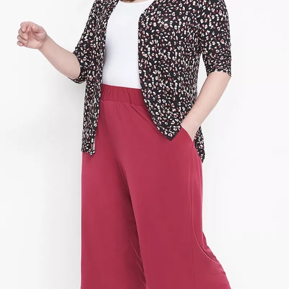 Lane Bryant Wide Leg Capri, 18 - Picture 2 of 4